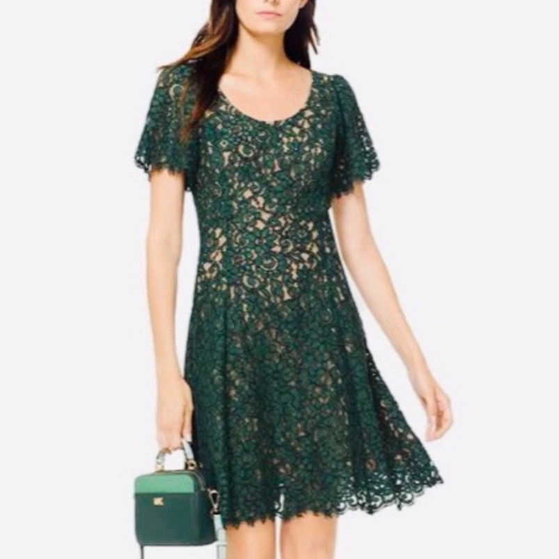 Michael Kors Emerald Lace Dress